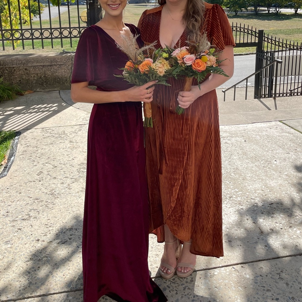 Baltic Born Rust Wrap Dress